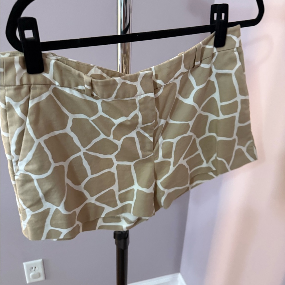 Michael Kors Beige and White Patterned Apparel